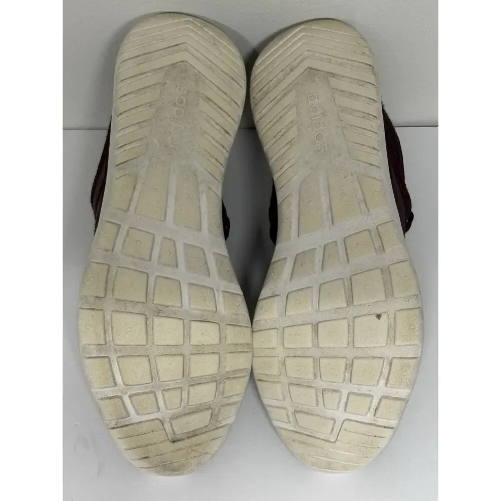 Adidas Cloudfoam Pure Womens 8.5 Burgundy Maroon Running Shoes Sneakers B43675